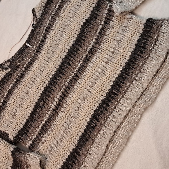 Free People Home For The Holidays Sweater" Knit Oversized Size XS - Picture 3 of 9